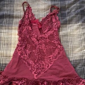 Burgundy Babydoll